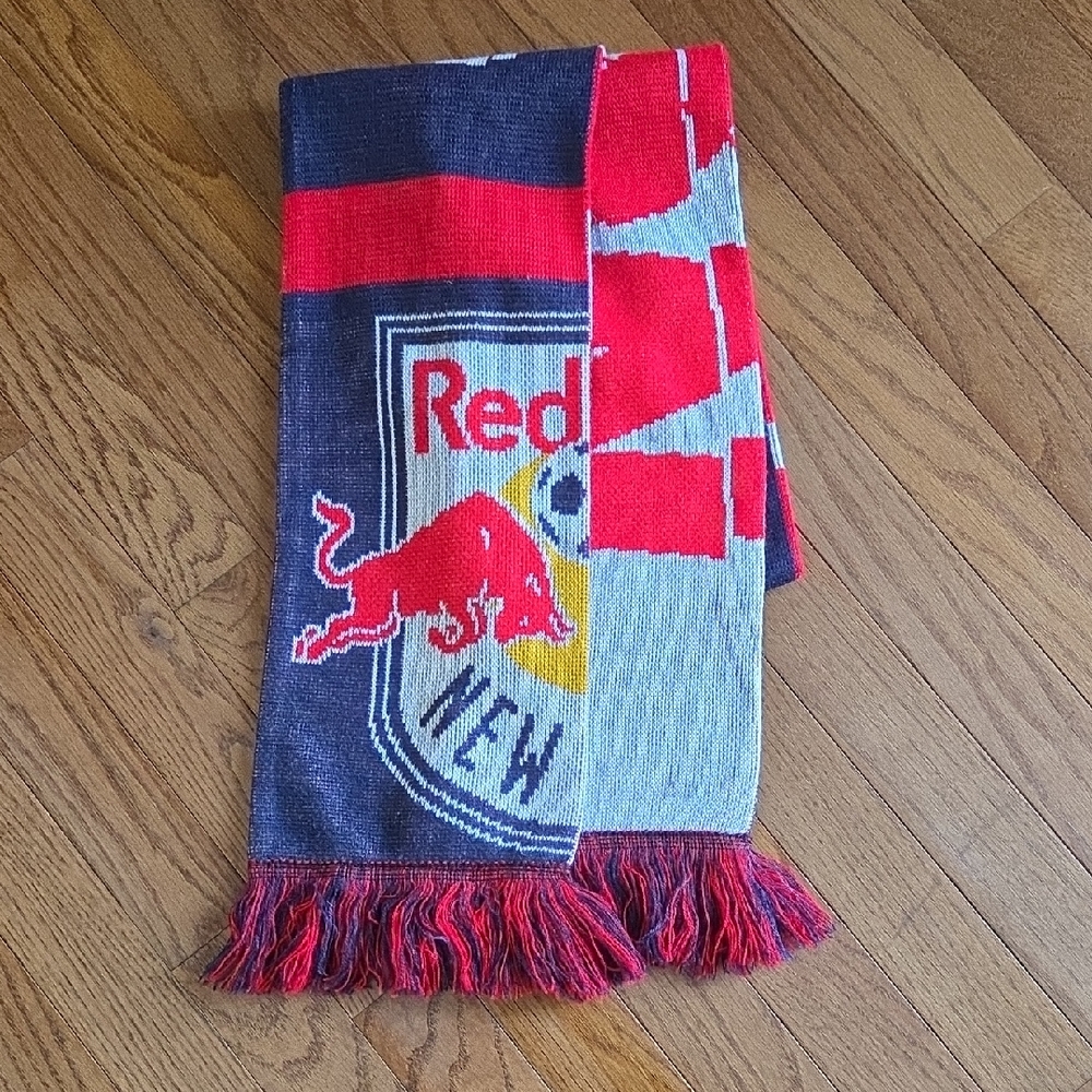 Red Bull Red and Blue Reversible Soccer Scarf Ruffneck